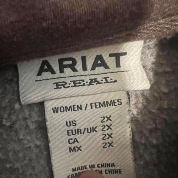 Ariat Real Old West Hooded Sweatshirt - Picture 3 of 4